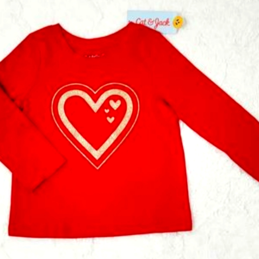 BOGO!!! Red Golden heart Tee
